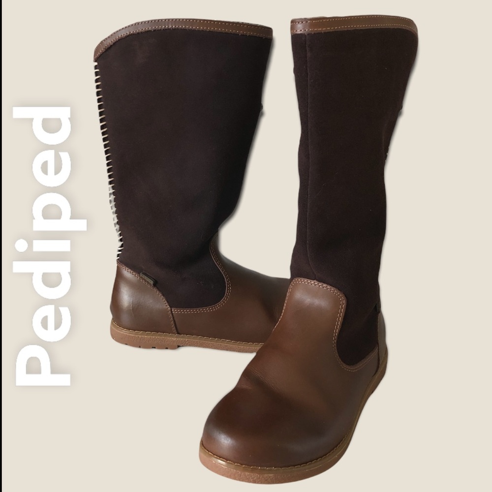 EUC Pediped Leather Brown Boots